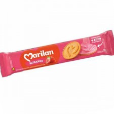 Biscoito recheado morango / Marilan 90g